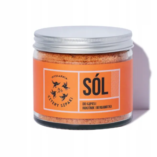 Cztery Szpaki - Rokitnik i Bergamotka - Sól do kąpieli 320g