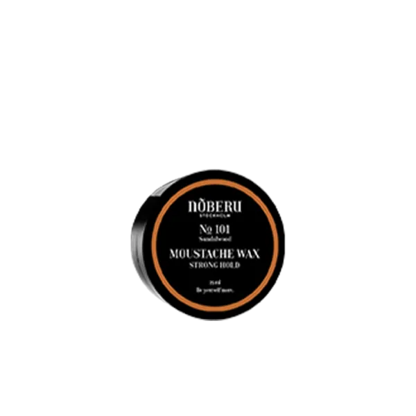 Noberu - Moustache Wax - Strong Hold - Sandalwood - Wosk do wąsów 25ml