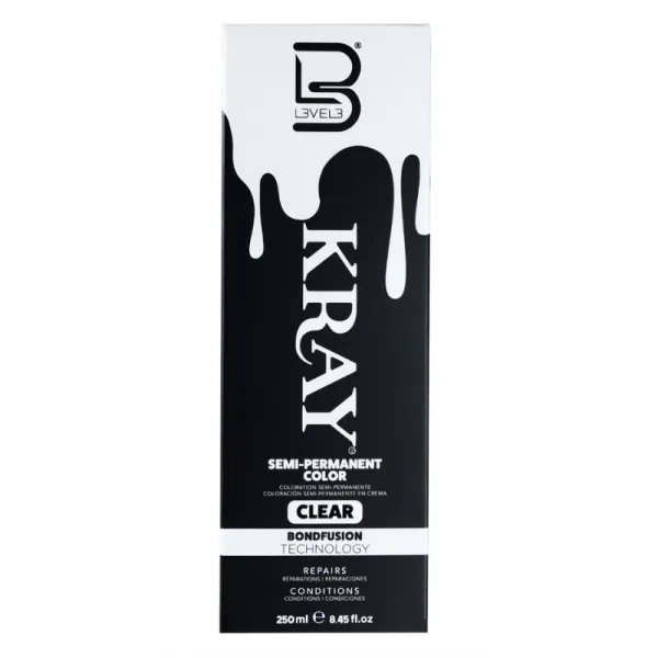 L3VEL3 - Kray Color Clear- półtrwała farba Clear 250ml