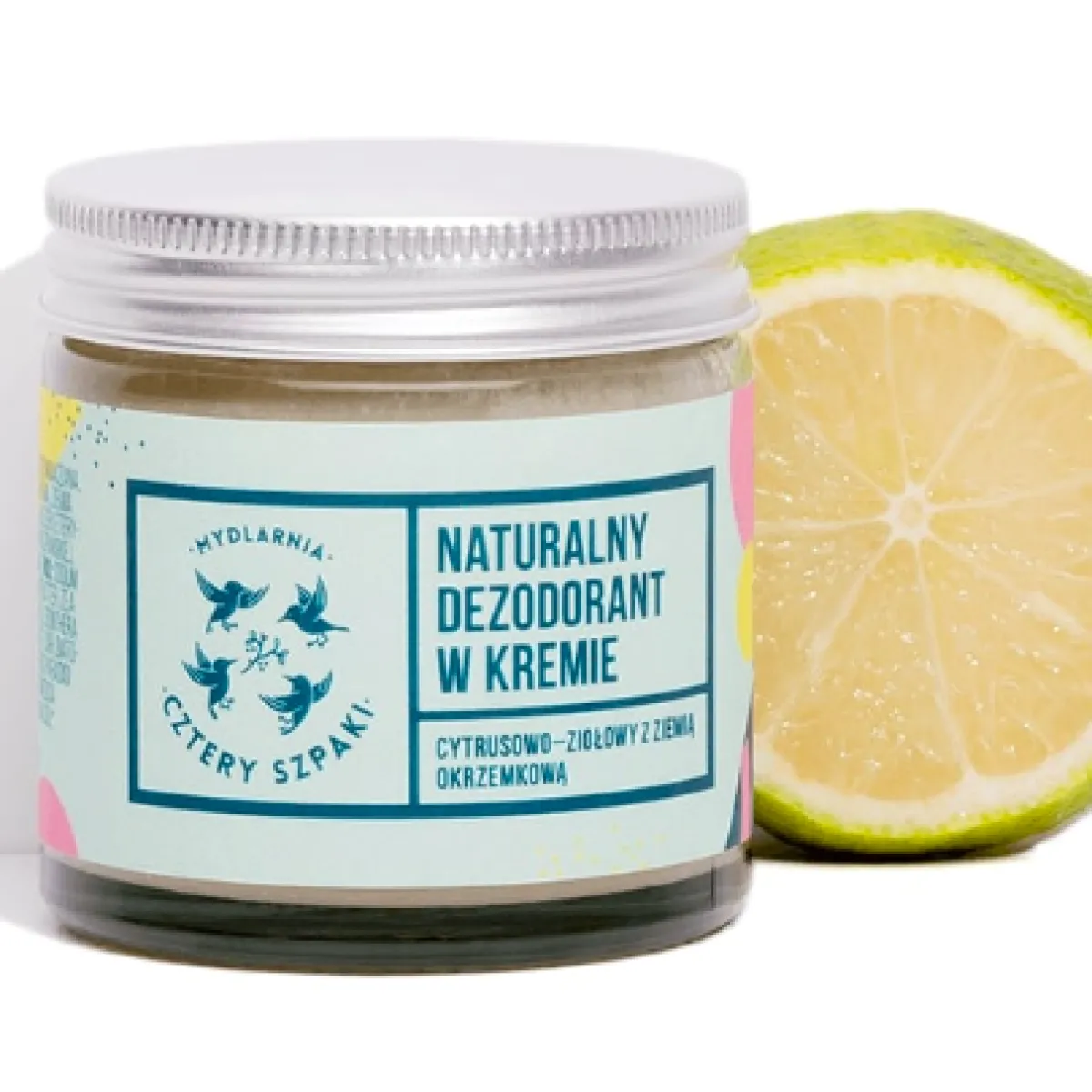 Cztery Szpaki - Cytrusowo-Ziołowy - Naturalny dezodorant w kremie, 60ml