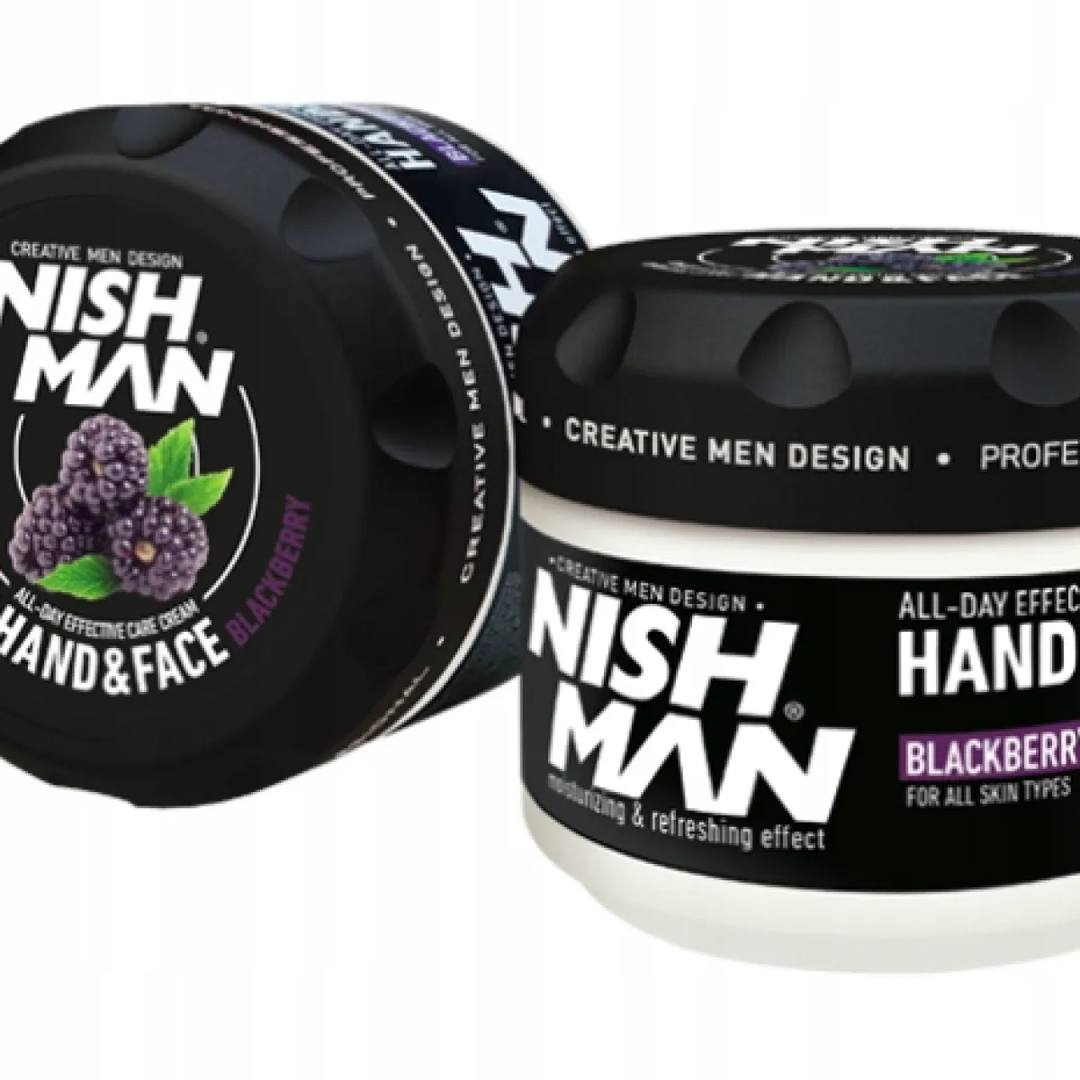 Nishman - Hand&Face Cream Blackberry - Nawilżający krem do twarzy i rąk 300ml