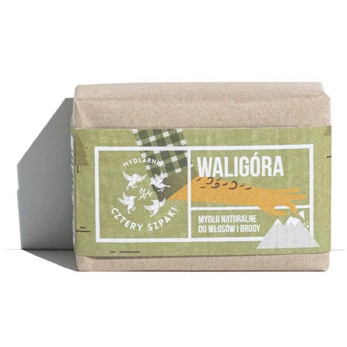 Cztery Szpaki - Waligóra - Naturalne mydło w kostce do brody 110g