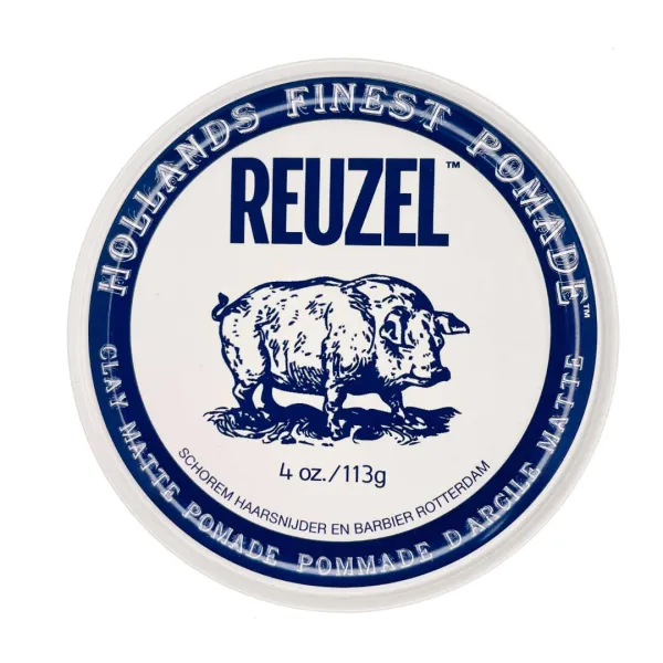 Reuzel - Clay Matte Pomade - Wodna pomada do włosów 113g