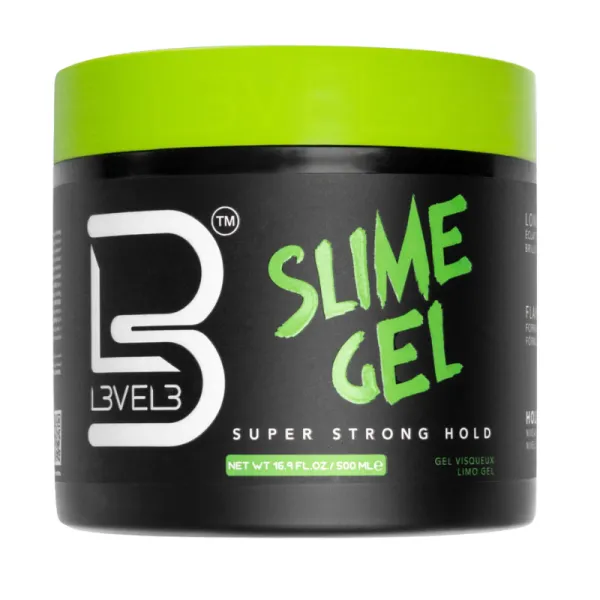 L3VEL3 -Slime gel - Profesjonalny żel do stylizacji włosów - mocny - 500 ml