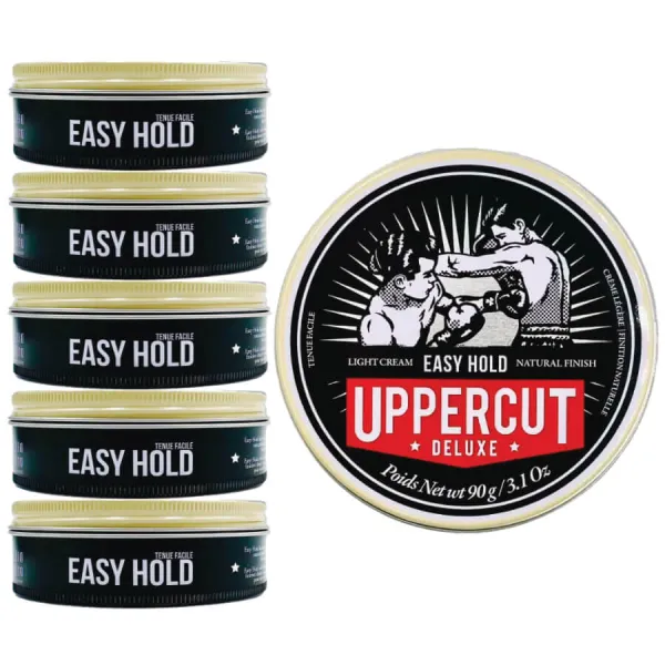 Uppercut Deluxe - Pakiet Easy Hold Pomade - Wodna pomada do włosów 6 szt.