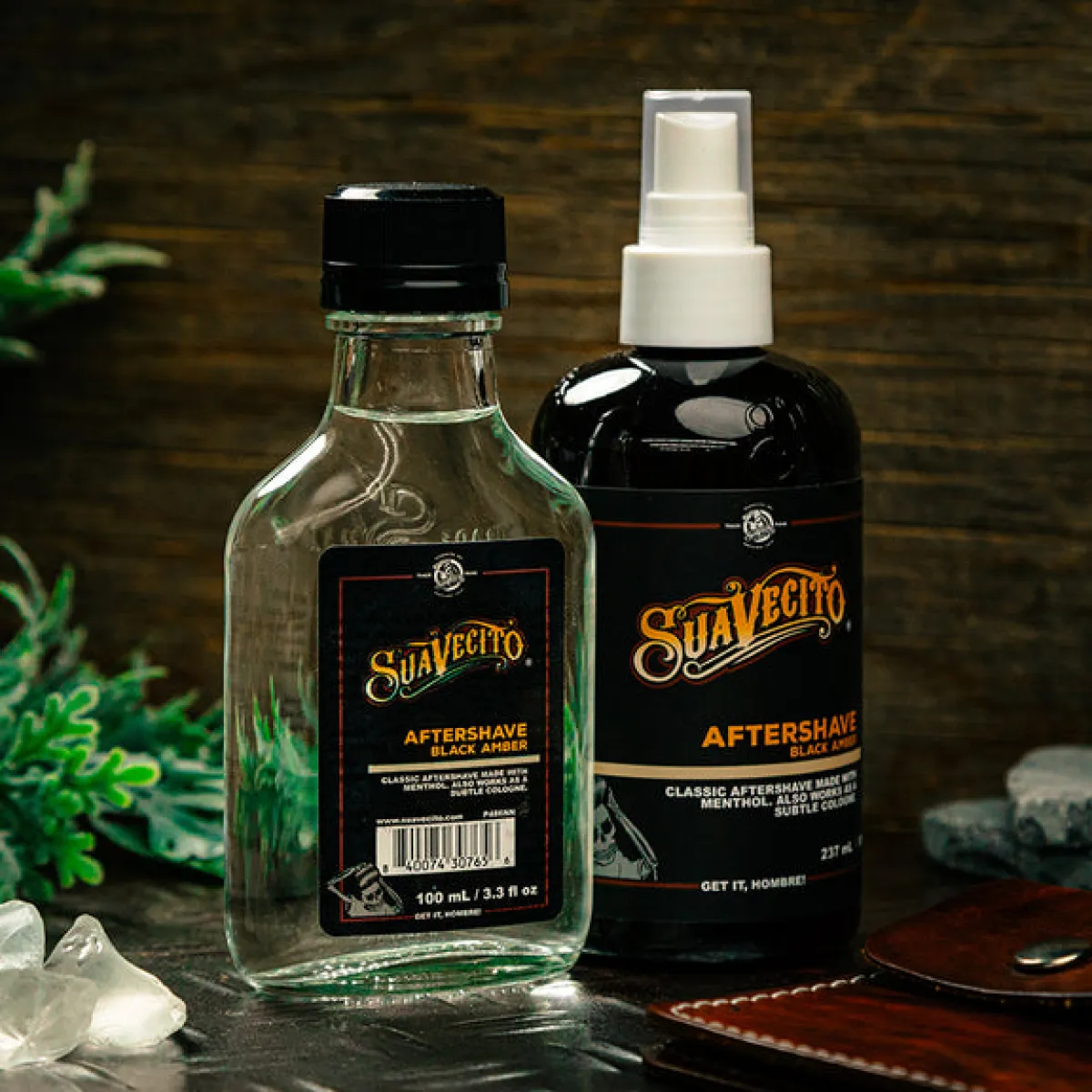 Suavecito - Black Amber Aftershave - Woda po goleniu 237ml