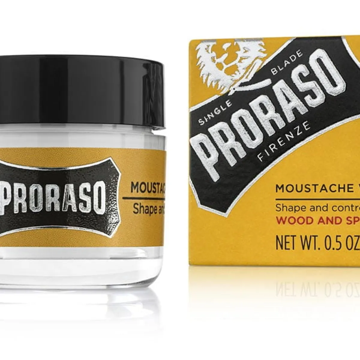 Proraso - Wood & Spice - Wosk do stylizacji wąsów 15ml