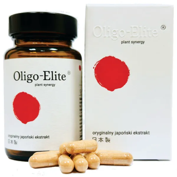 Kogen - Oligo-Elite - ANTI-AGING ekstrakt z liczi i zielonej herbaty, przeciwstarzeniowy 30 kapsułek