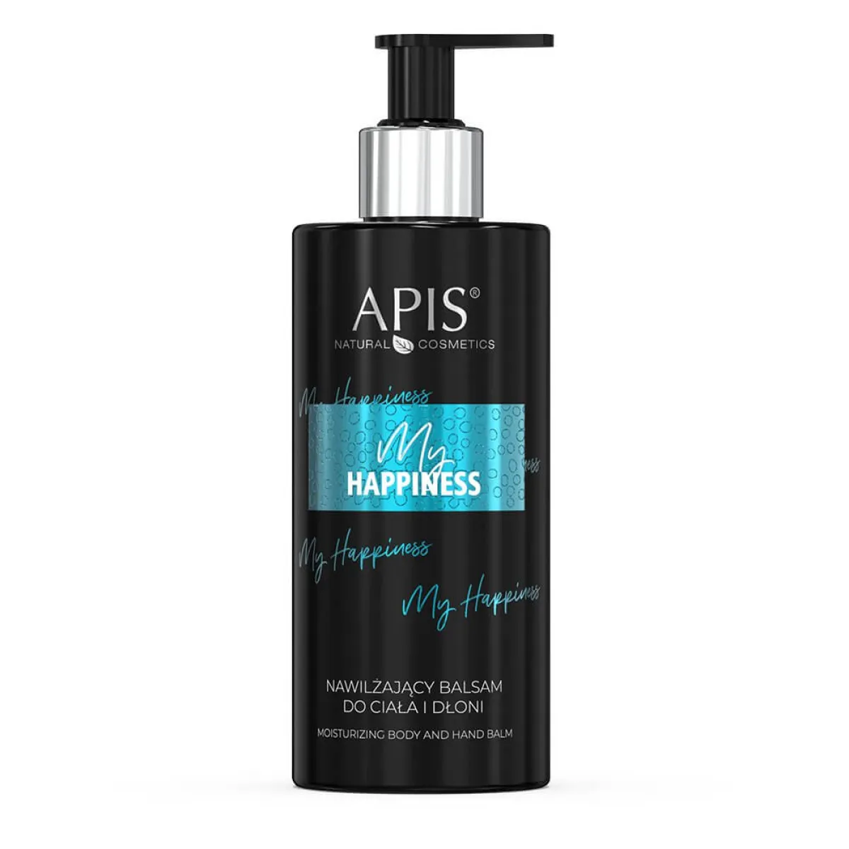 Apis - My Happiness Nawilżający żel pod prysznic 300ml, balsam do ciała i dłoni 300ml - Zestaw Świąteczny