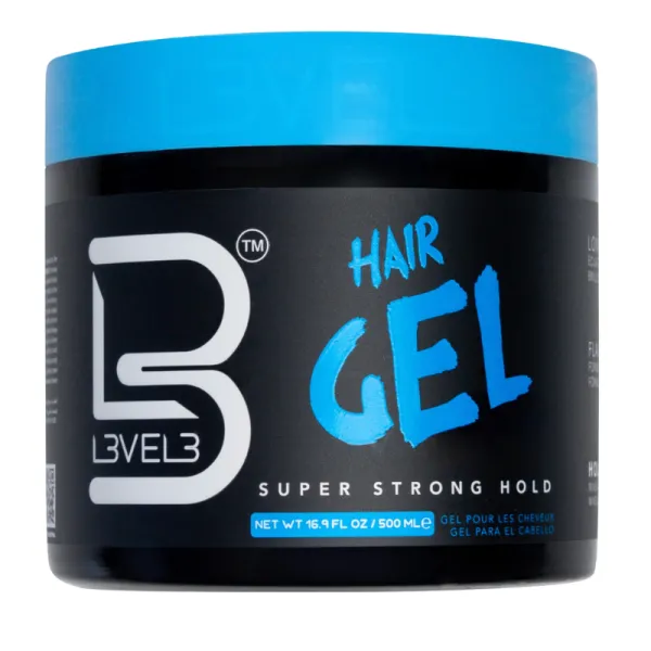 L3VEL3 / LV3 - Super Strong hair gel - Profesjonalny żel do stylizacji włosów - super mocny - 500ml