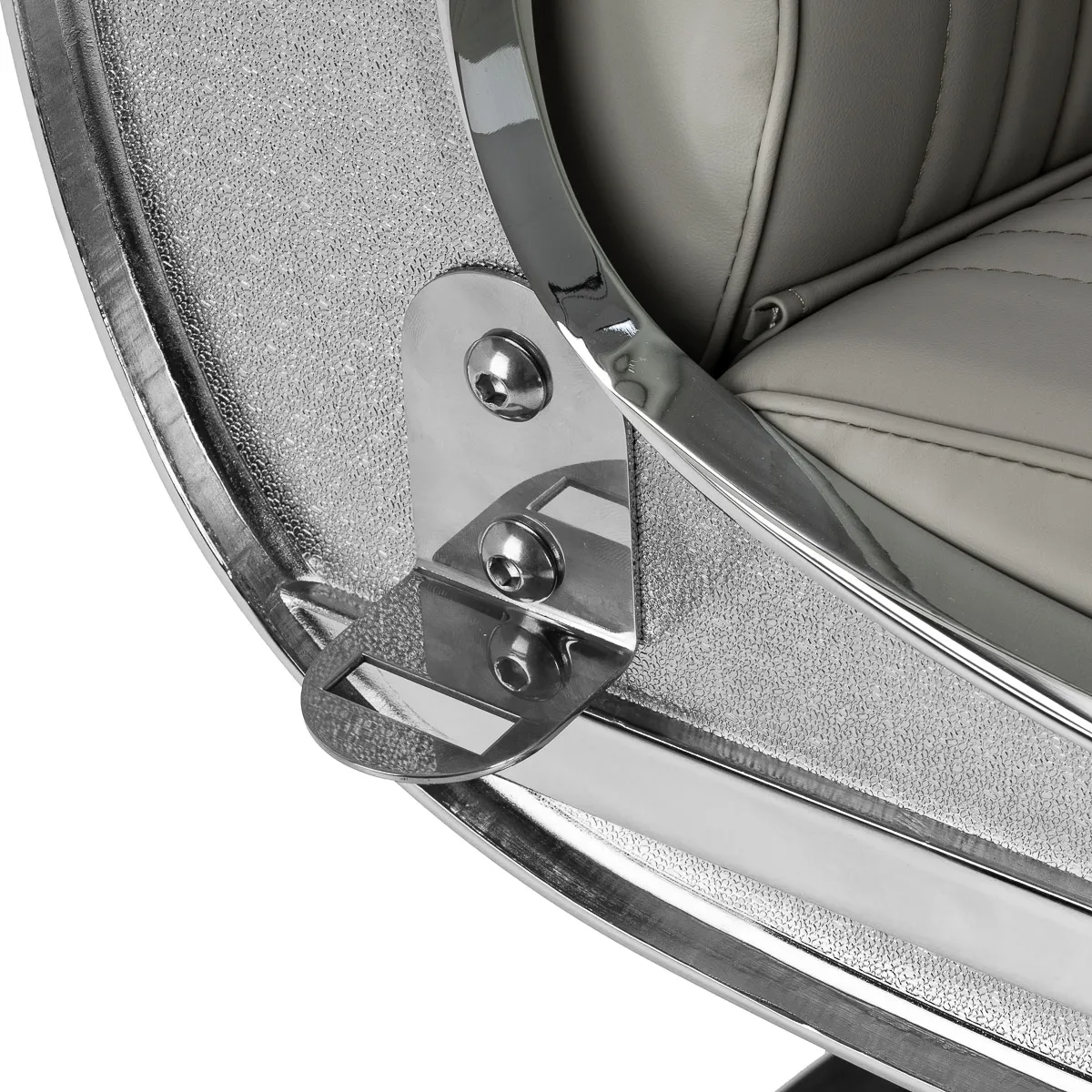 Fotel barberski Gabbiano Visionerio szary