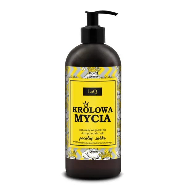 LaQ - KRÓLOWA MYCIA - żel do mycia szampon 400ml