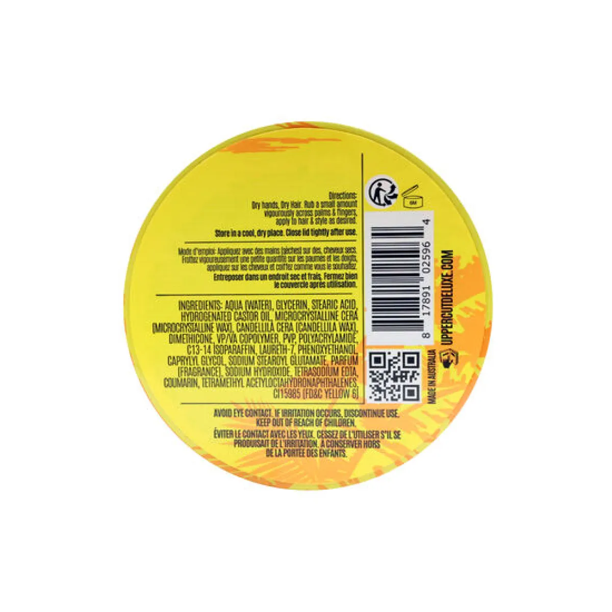 Uppercut Delux - Matte Pomade (Blacklight) PR Box - Zestaw z pomadą Blacklight 100g