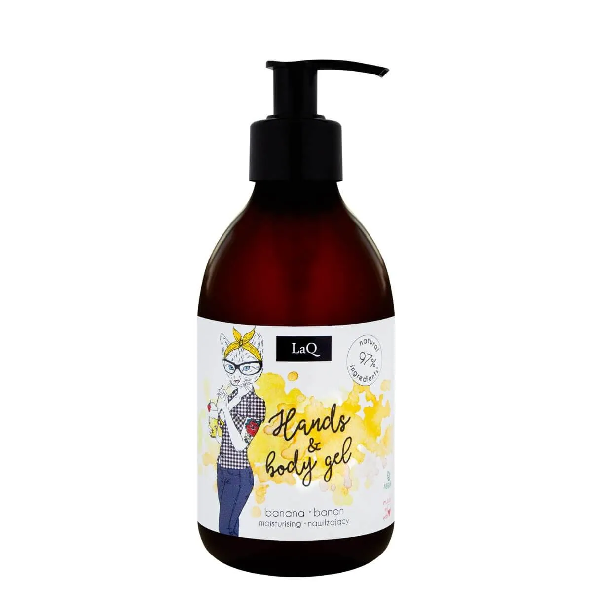 LaQ - Banan - Żel do ciała i rąk 300ml
