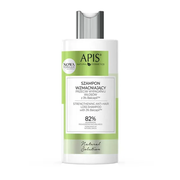 Apis - Natural Solution 3% Baicapil - Szampon wzmacniający przeciw wypadaniu włosów 300ml