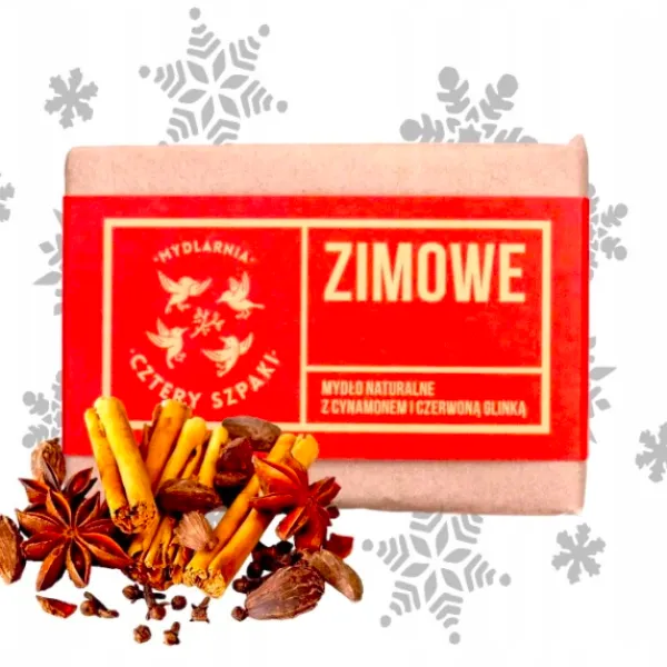 Cztery Szpaki - Zimowe - Naturalne mydło w kostce 110g