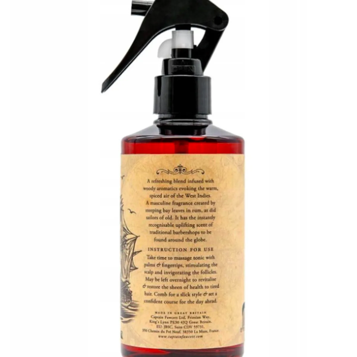 Captain Fawcett - Hair Tonic Bay Rum - Tonik do stylizacji włosów 250ml