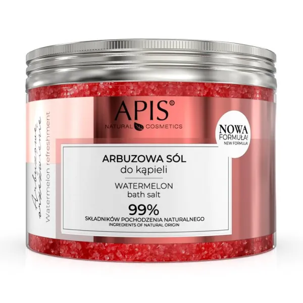 Apis - Arbuzowe Orzeźwienie - Arbuzowa sól do kąpieli  650g