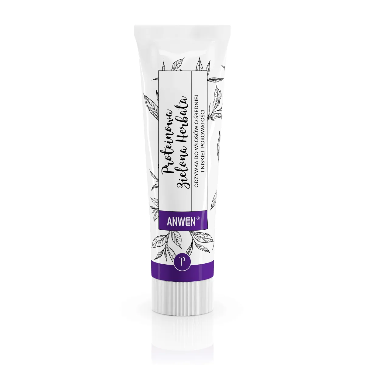 Anwen - Proteinowa Zielona Herbata - Proteinowa odżywka do włosów średnioporowatych 100ml