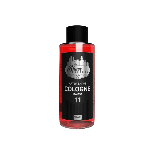 The Shave Factory - Baltic 11 After Shave Cologne - Perfumowana Woda Kolońska w szklanej butelce po goleniu 500ml
