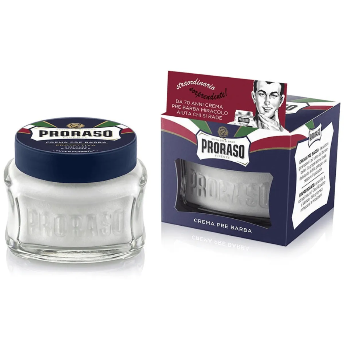 Proraso - Protective, linia Niebieska - Krem przed goleniem, ochronny z wit. E 100ml