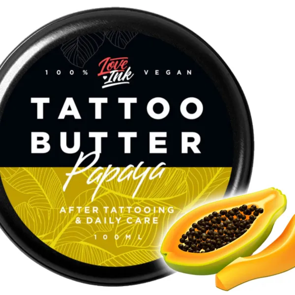 Loveink - Tattoo Butter Papaya - Masło do pielęgnacji tatuażu 100ml