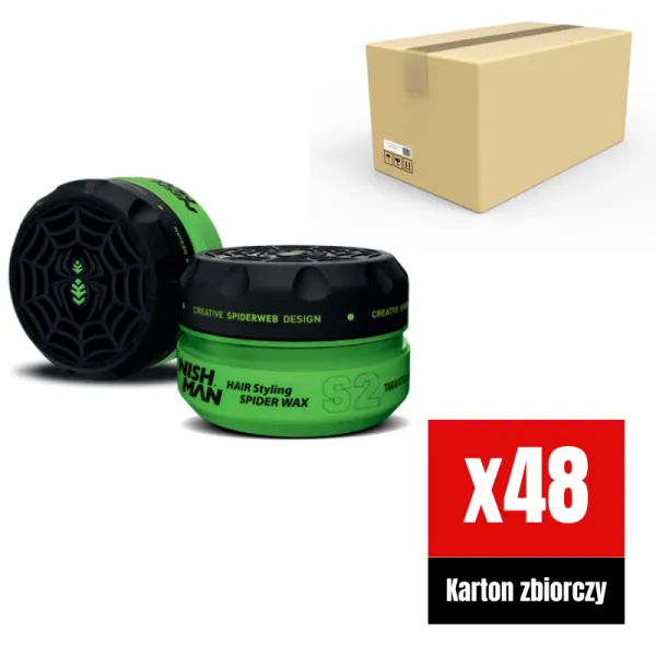 Nishman - S2 Spider Wax - Pomada do włosów KARTON 48x150ml