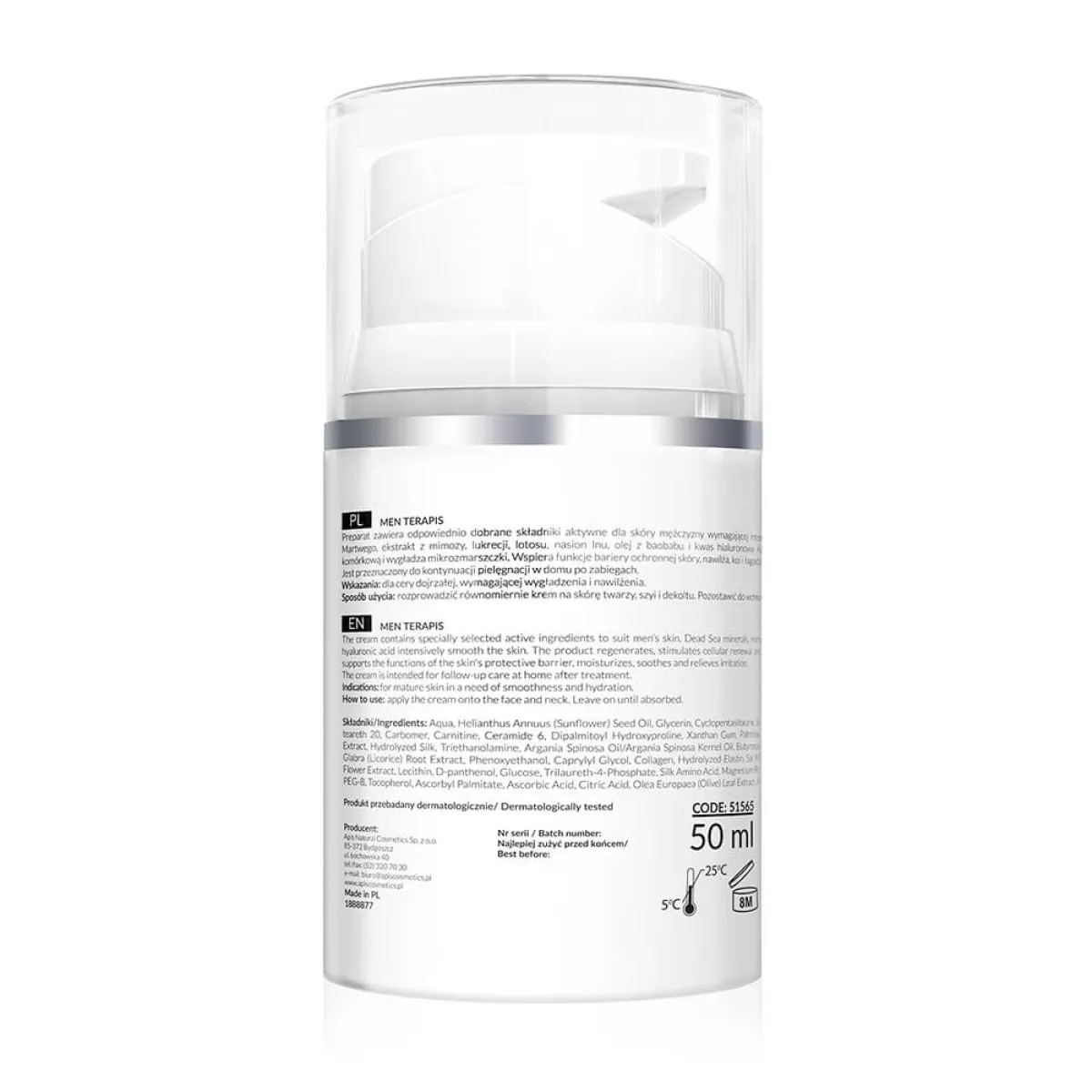 Apis - Men Terapis Home TerApis - Krem wygładzający do twarzy dla mężczyzn 50ml