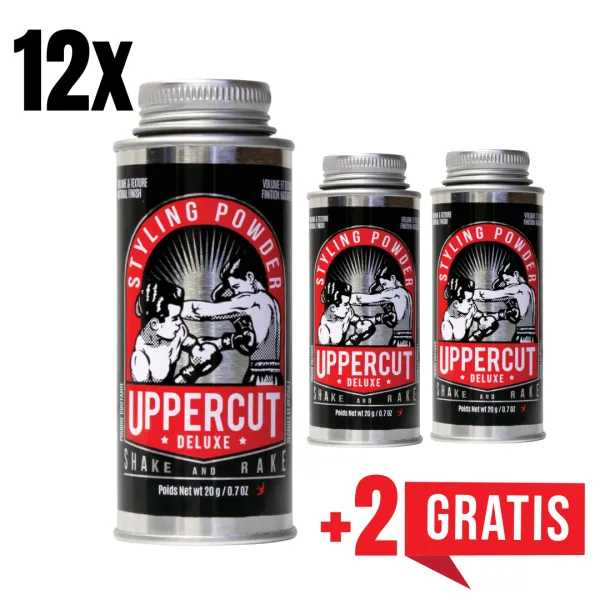 Uppercut Deluxe - Hair Powder - Puder do stylizacji włosów 20g ZESTAW 12+2