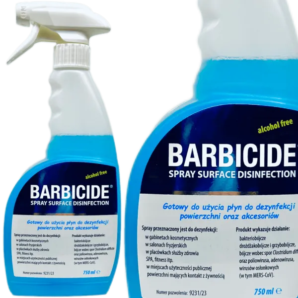 Barbicide - Spray - Spray do czyszczenia narzędzi i powierzchni 750ml