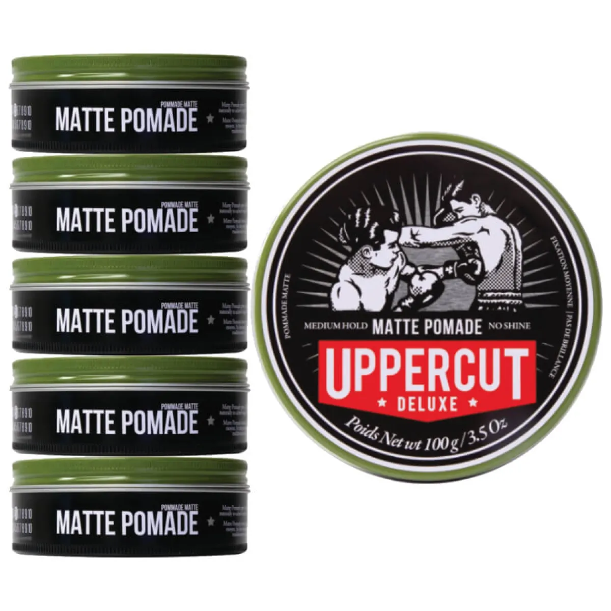 Uppercut Deluxe - Matte Pomade 100g + Sea Salt 150 ml - Zestaw