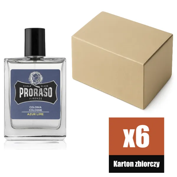Proraso - Azur Lime - Woda kolońska KARTON 6x100ml