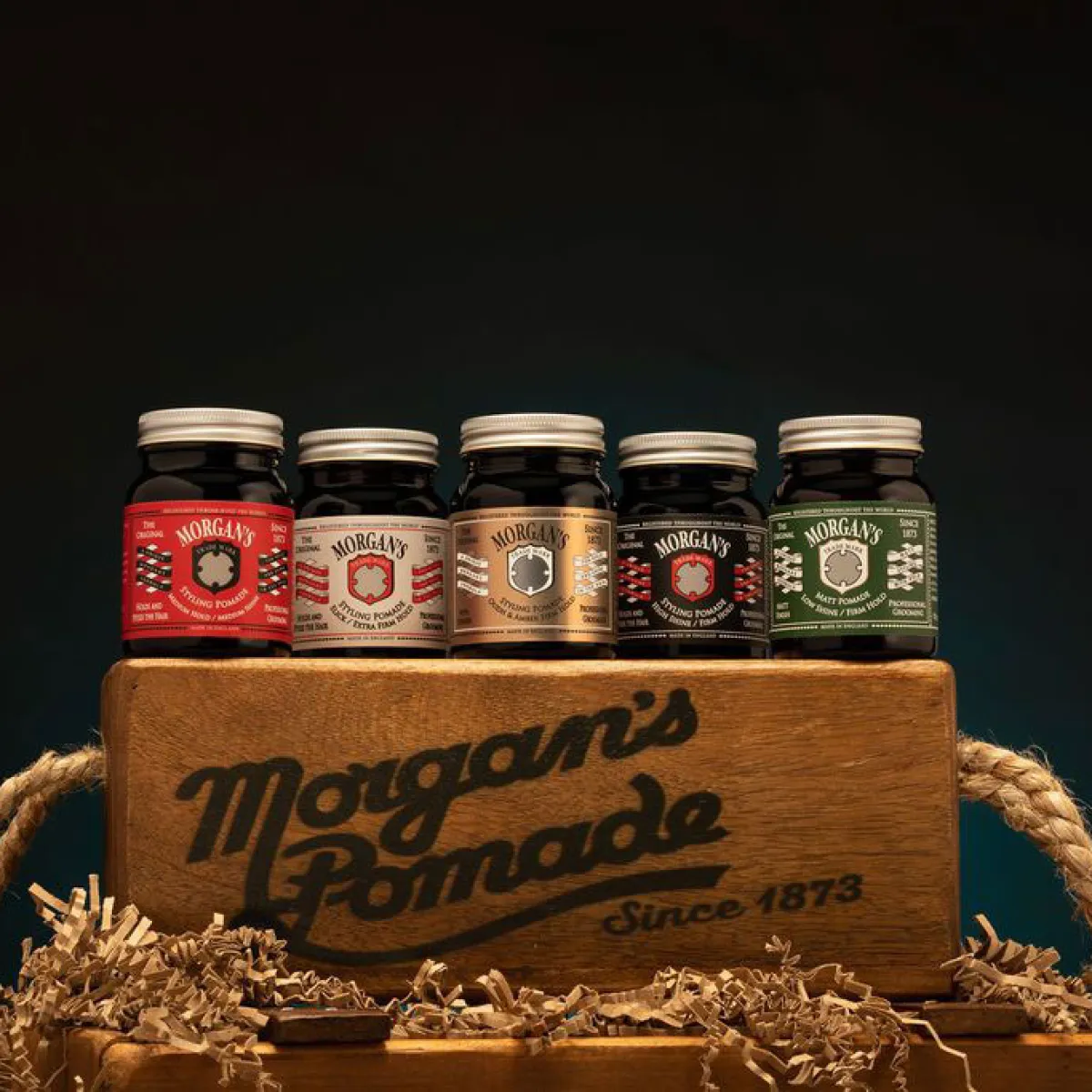 Morgan's - Oudh & Amber Firm Hold - Pomada do włosów 100g