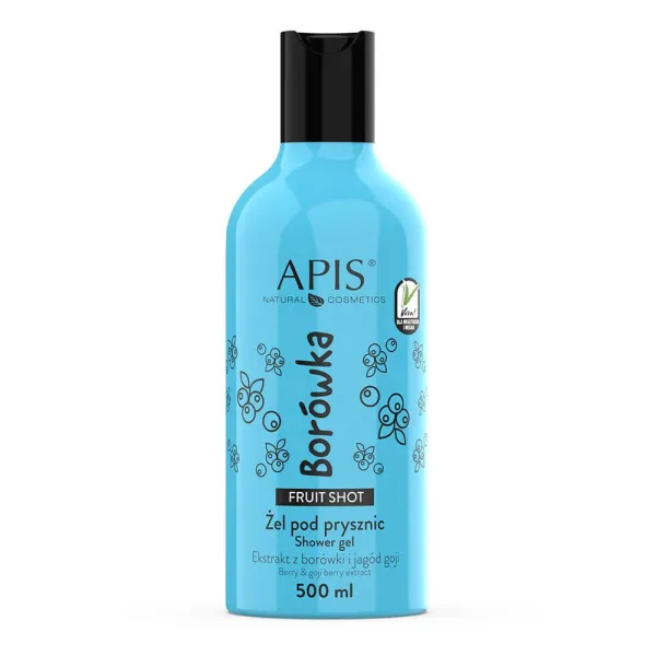 Apis - Fruit Shot - Borówkowy żel pod prysznic 500ml