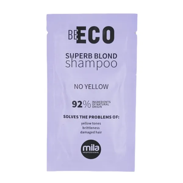 Mila - Be Eco Superb Blond - Szampon do Włosów Blond Saszetka 10ml