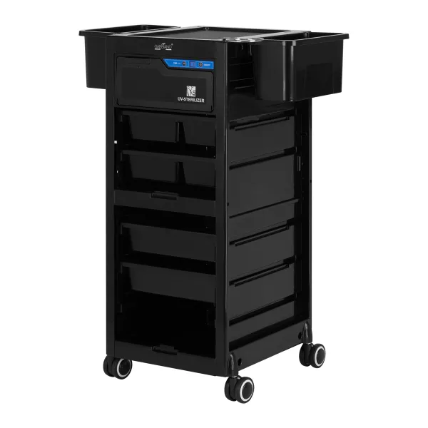 Pomocnik fryzjerski Gabbiano 68UV ze sterylizatorem UV czarny