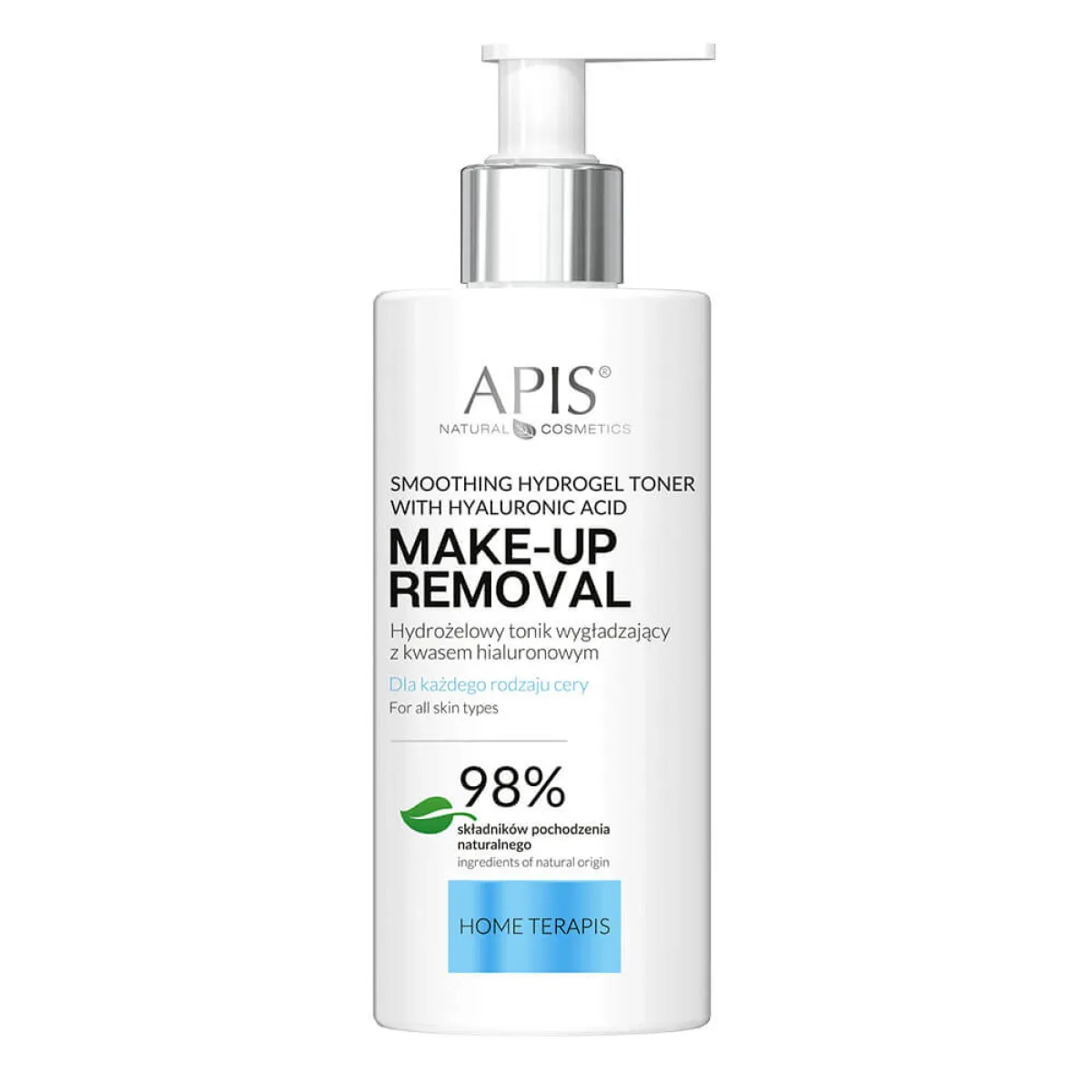 Apis - Home TerApis - Hydrożelowy tonik do twarzy z kwasem hialuronowym 300ml