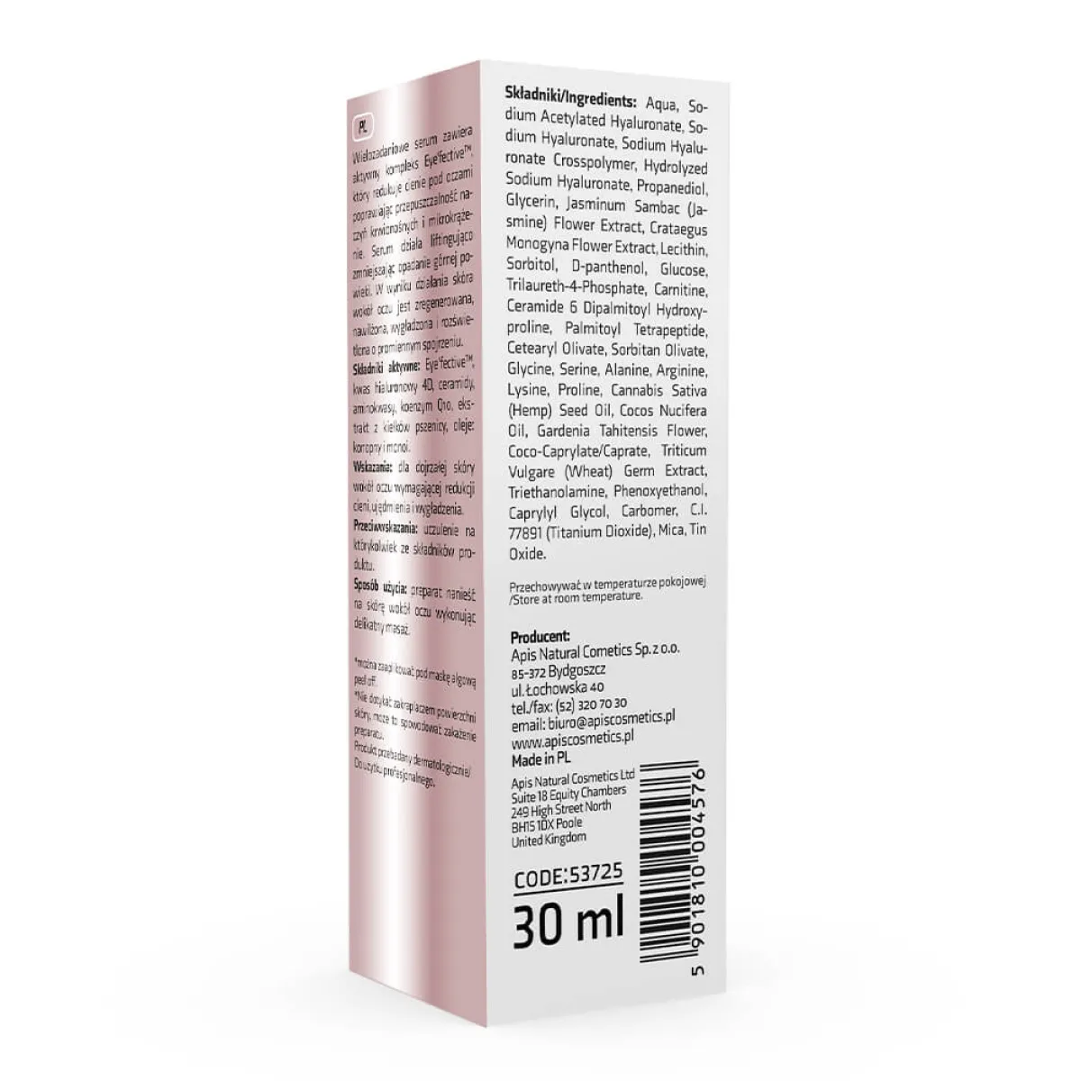 Apis - Eye'FectiveTM Complex - Serum pod oczy liftingujące i redukujące cieni 30ml