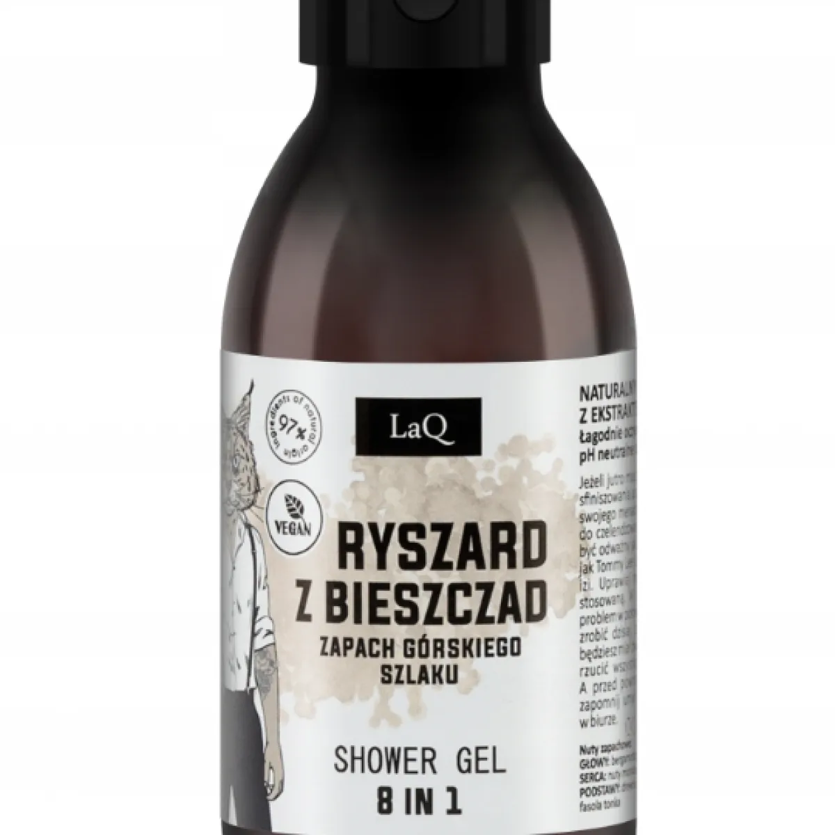 LaQ - Ryszard z Bieszczad - 8w1 Żel pod prysznic 100ml