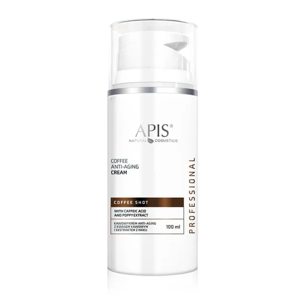 Apis - Coffee Shot - Kawowy krem do twarzy Anti-Aging z kwasem kawowym i ekstraktem z maku 100ml